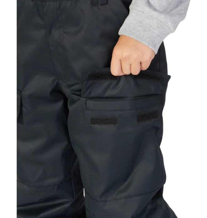 Peto técnico nieve DC SHOES niño ROADBLOCK BLACK (kvj0) Ref. ADBTP03007 negro liso logo pecho