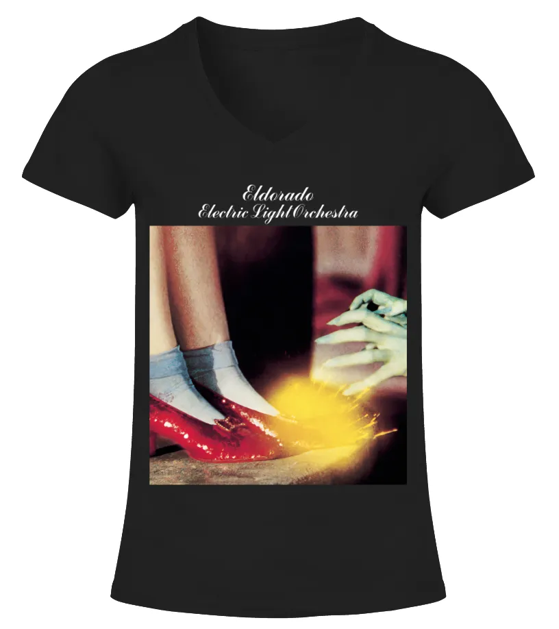 PGSRBK. ELECTRIC LIGHT ORCHESTRA  ELDORADO CAMISETA CUELLO PICO MUJER