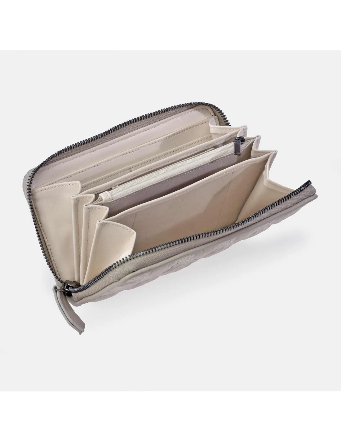 PIERRE CARDIN monedero billetero grande para mujer acolchado