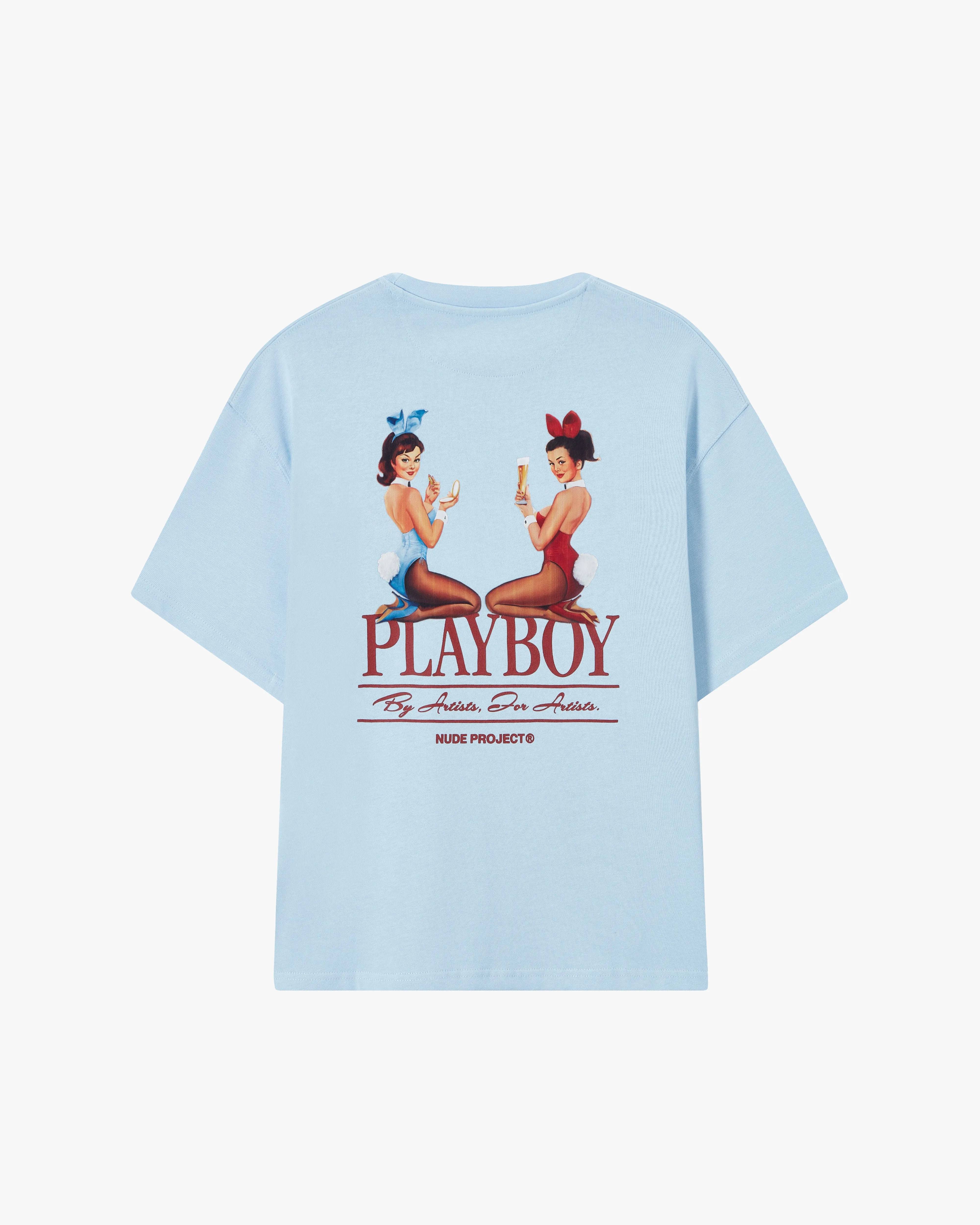 PINUP TEE BABY BLUE