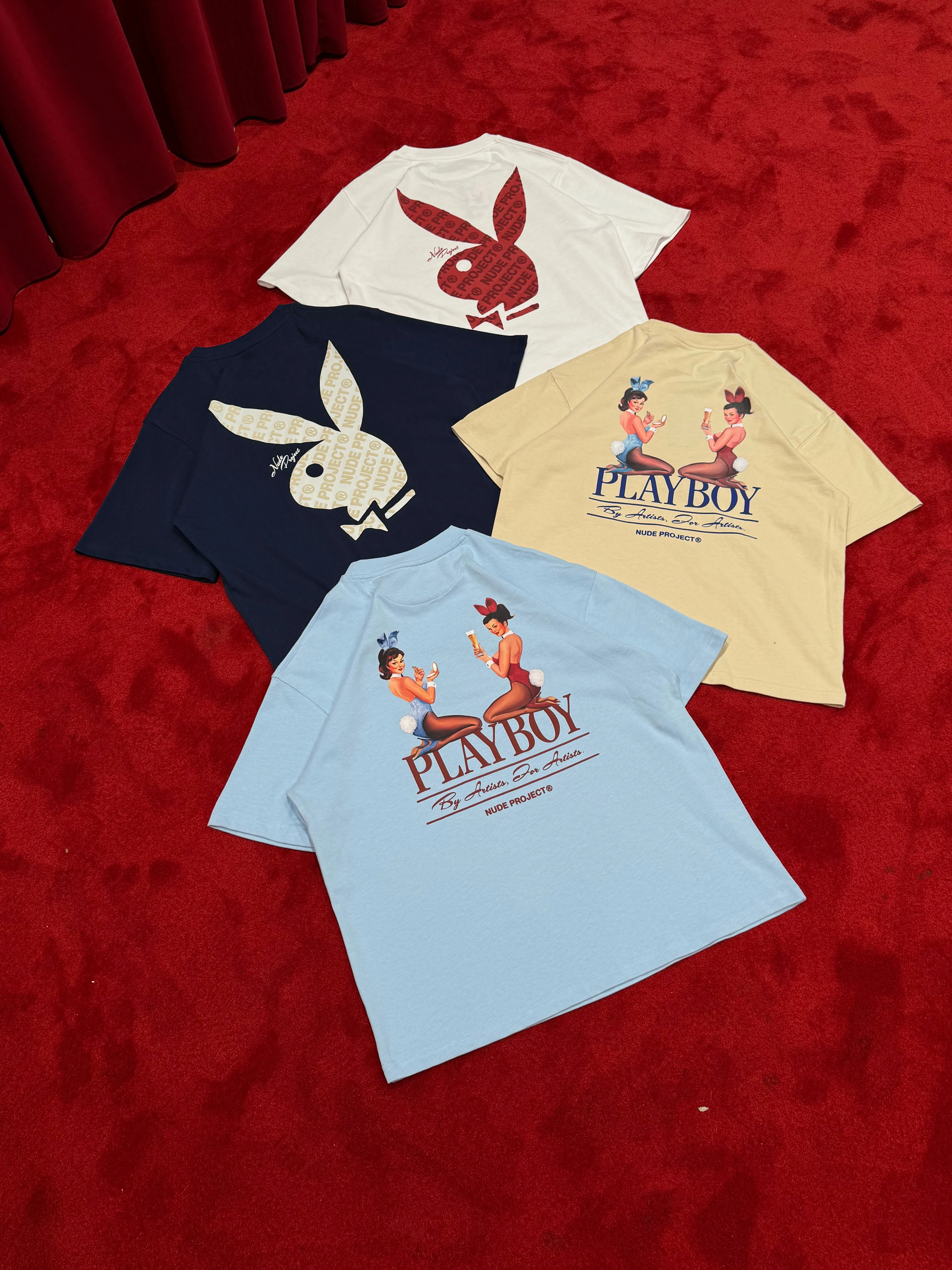 PINUP TEE BABY BLUE