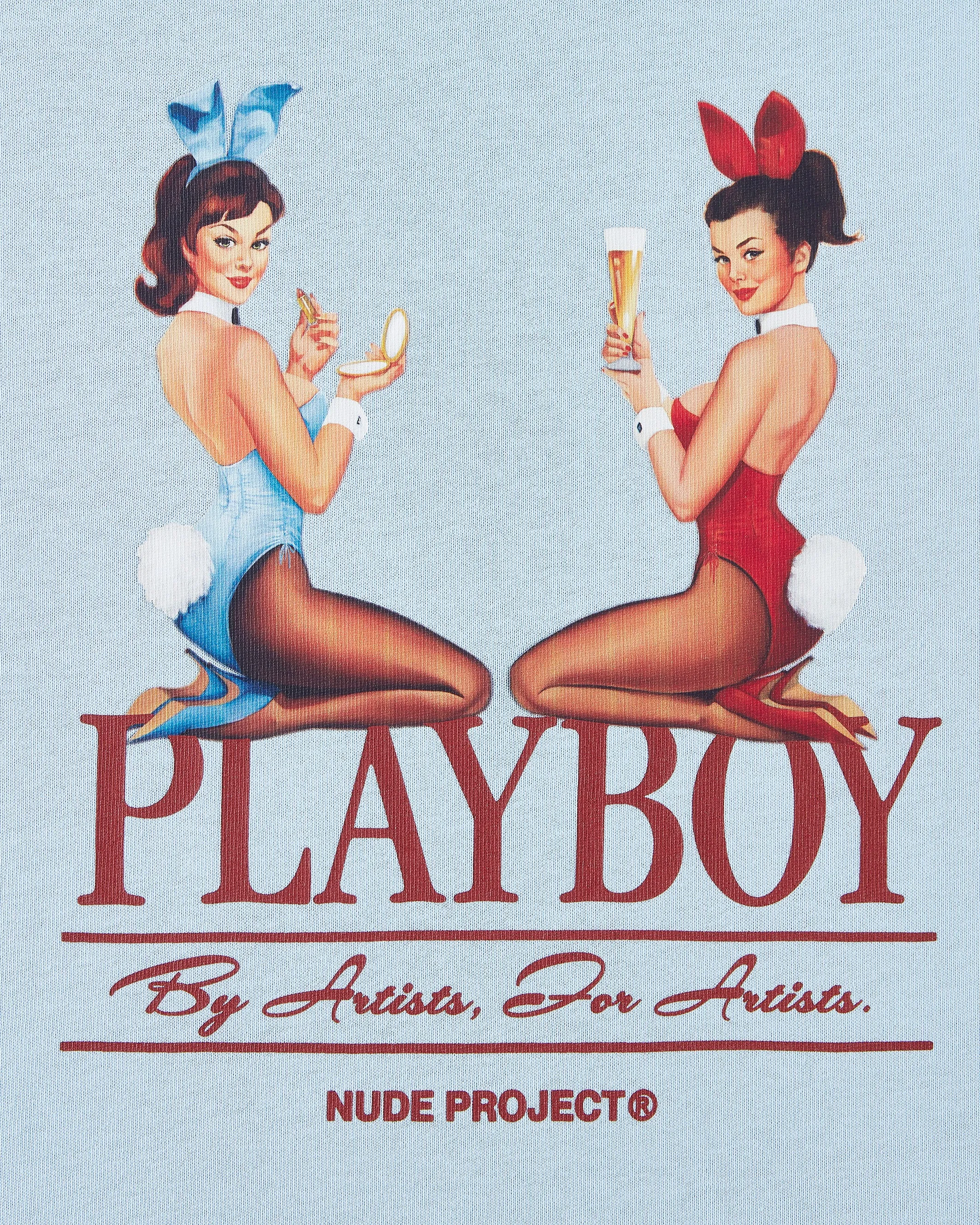 PINUP TEE BABY BLUE