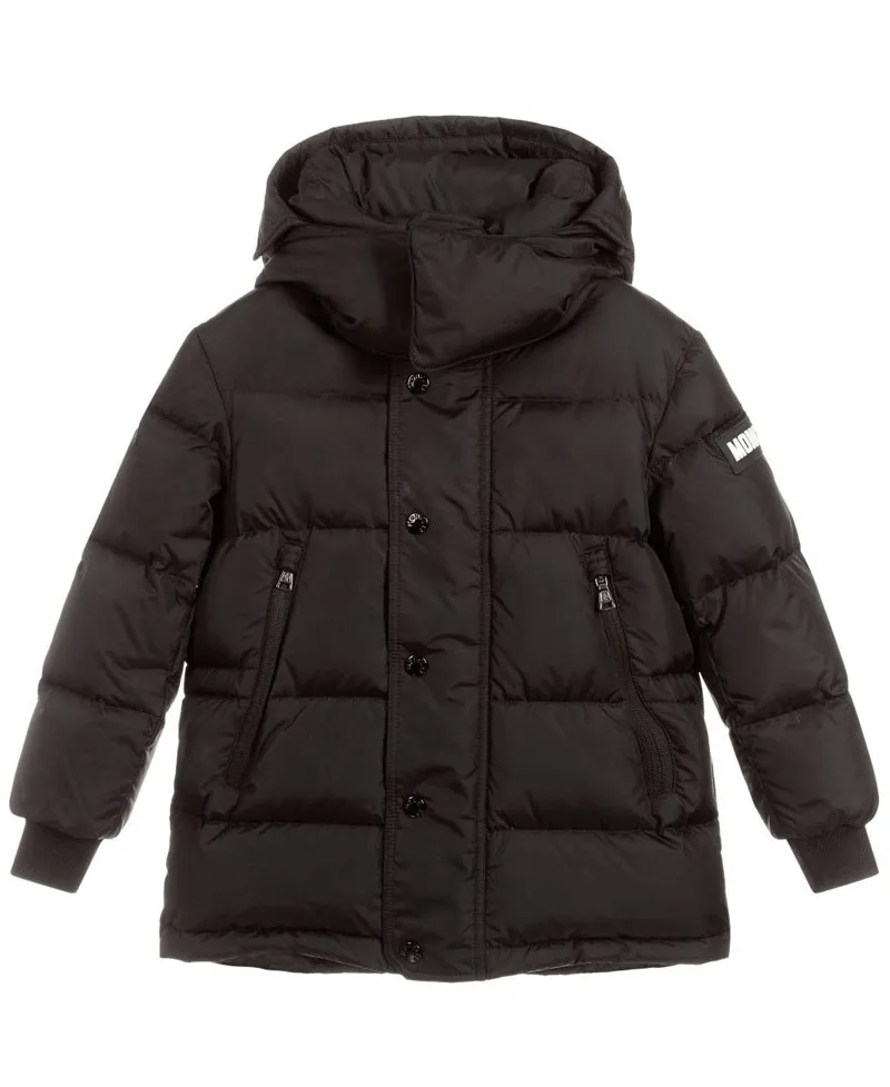 Plumas Niño MONCLER Soubiran Negro
