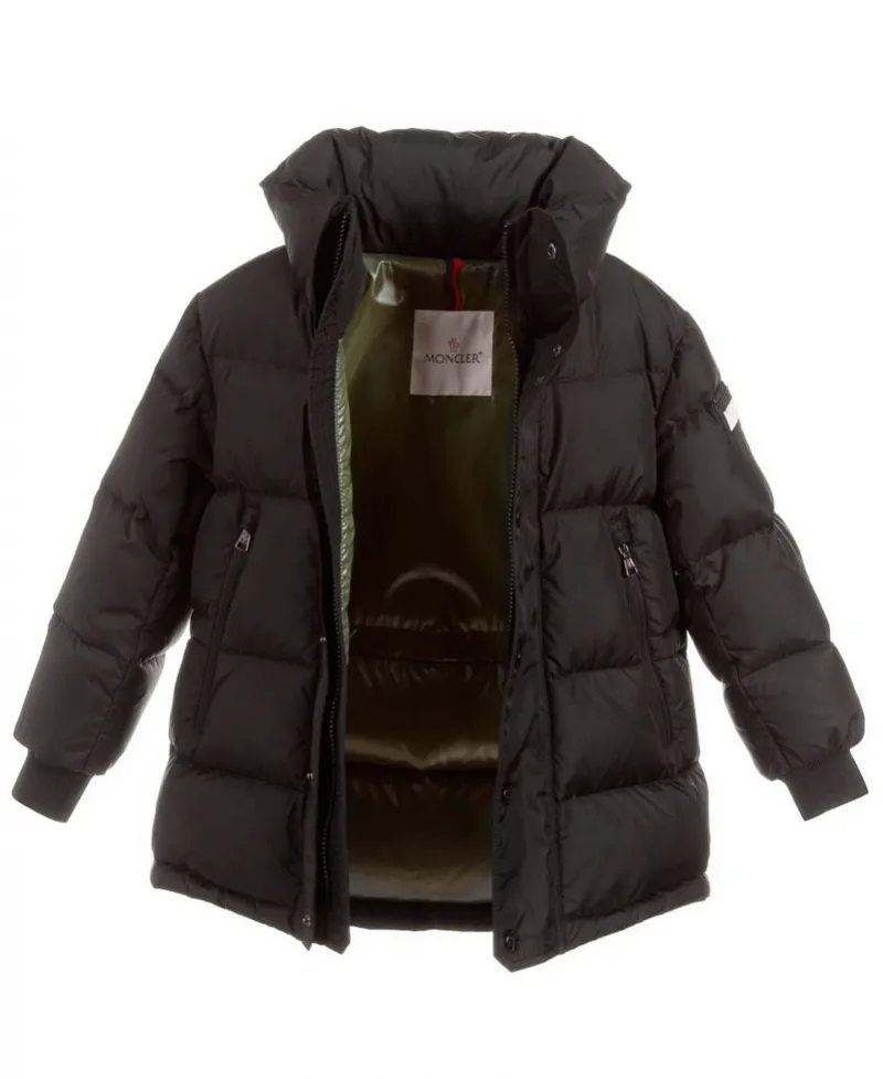 Plumas Niño MONCLER Soubiran Negro