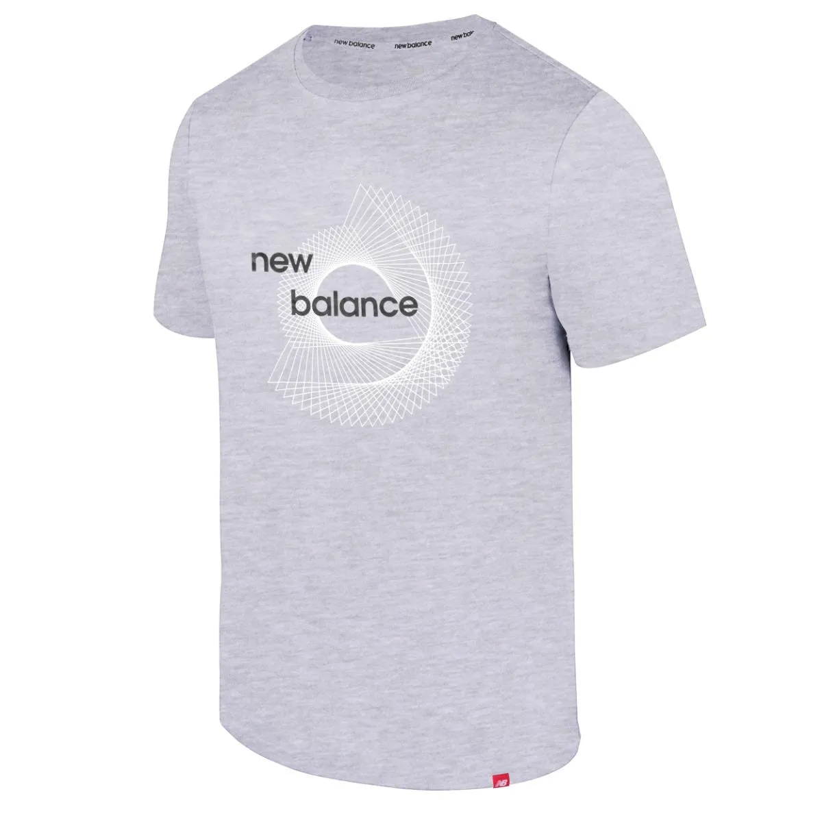 Polera Lifestyle Hombre New Balance Gris