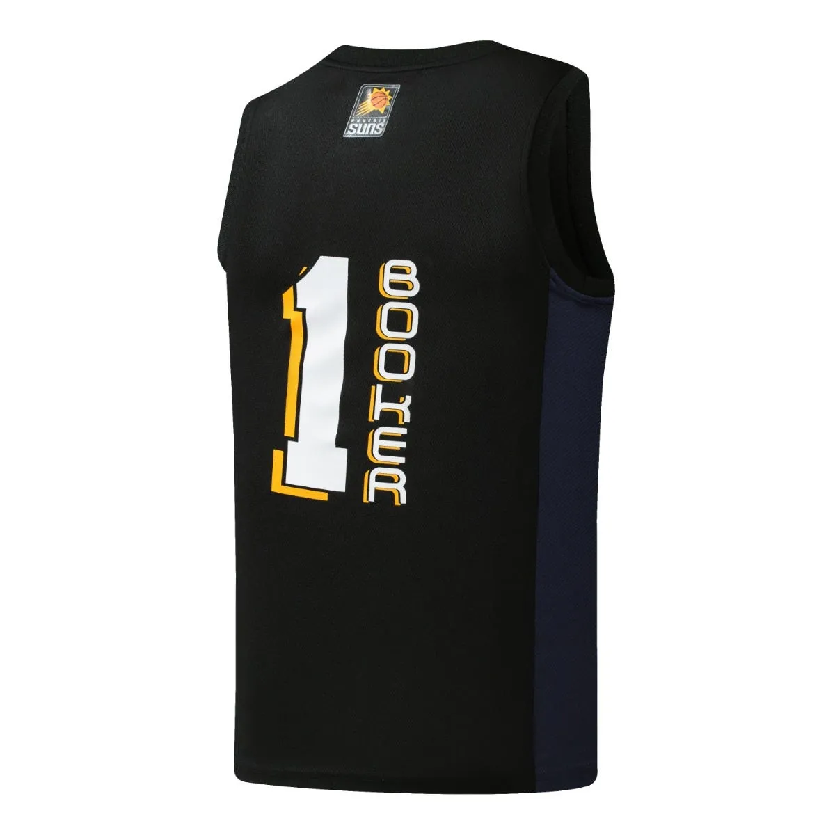 Polera Sin Mangas Básquetbol Hombre NBA Fanwear Phoenix Suns Devin Booker Negra