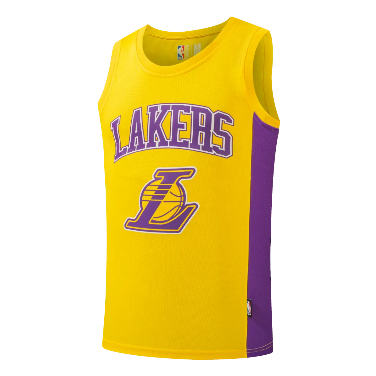 Polera Sin Mangas Básquetbol Hombre NBA Los Angeles Lakers Lebron James Amarilla