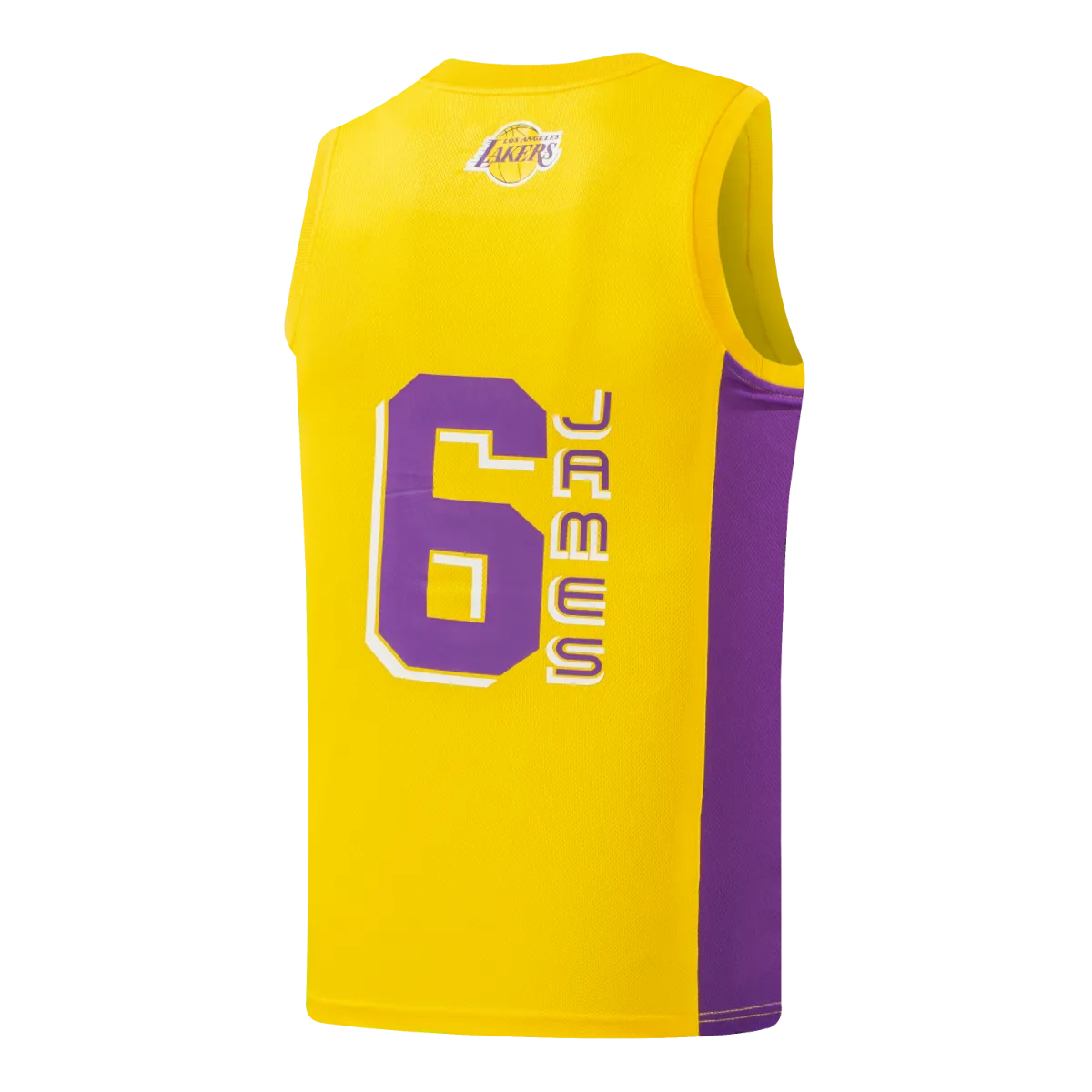 Polera Sin Mangas Básquetbol Hombre NBA Los Angeles Lakers Lebron James Amarilla