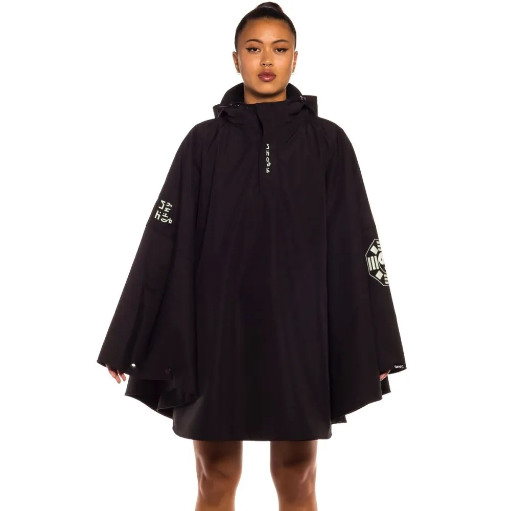 PONCHO CHUBASQUERO UNISEX "SPACE HAMMU X GRIMEY"  BLACK | SPRING 22