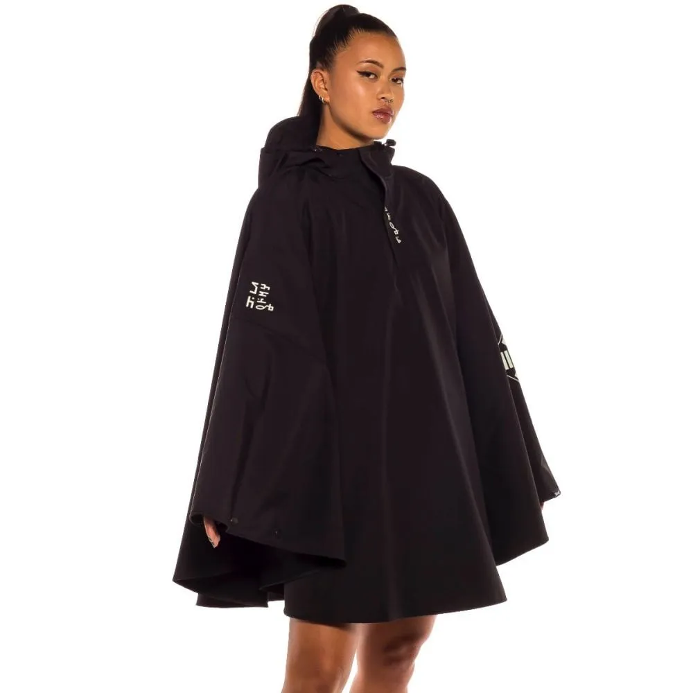 PONCHO CHUBASQUERO UNISEX "SPACE HAMMU X GRIMEY"  BLACK | SPRING 22