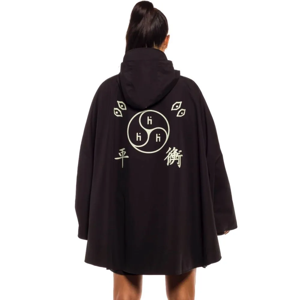 PONCHO CHUBASQUERO UNISEX "SPACE HAMMU X GRIMEY"  BLACK | SPRING 22