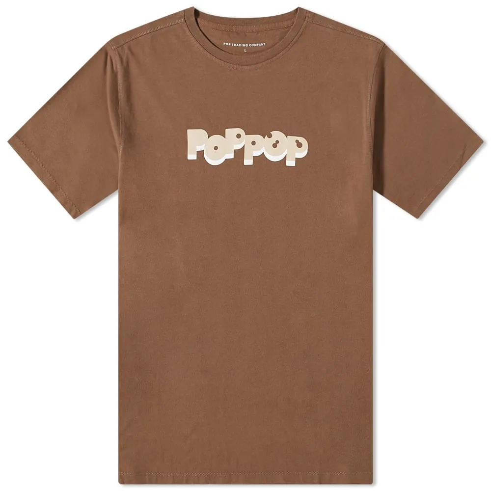 Pop Trading Company Trouble Logo Tee