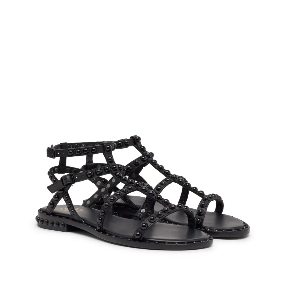 PRECIOUS BIS Soft Brasil Black/Black Studs