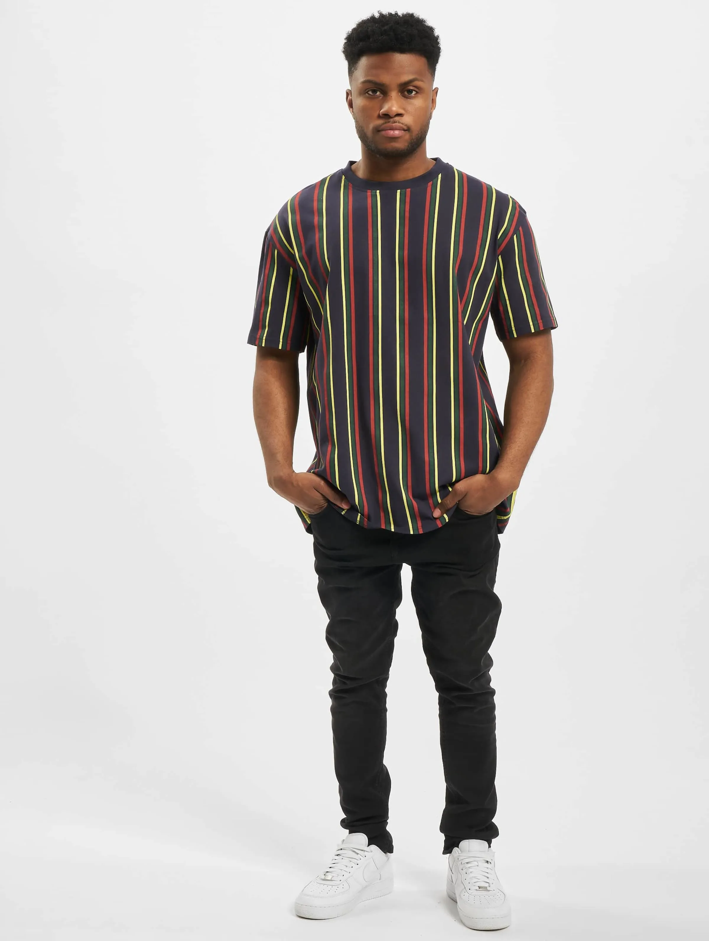 Printed Oversized Retro Stripe