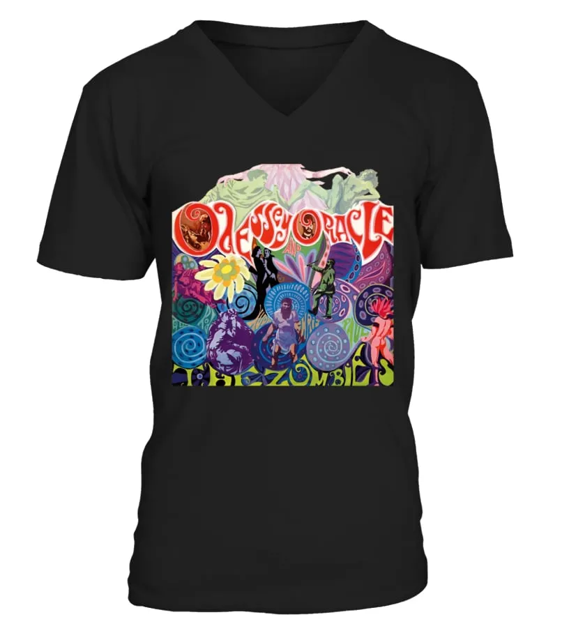PSY200019BK. THE ZOMBIES, 'ODESSEY AND ORACLE' CAMISETA CUELLO EN V UNISEX