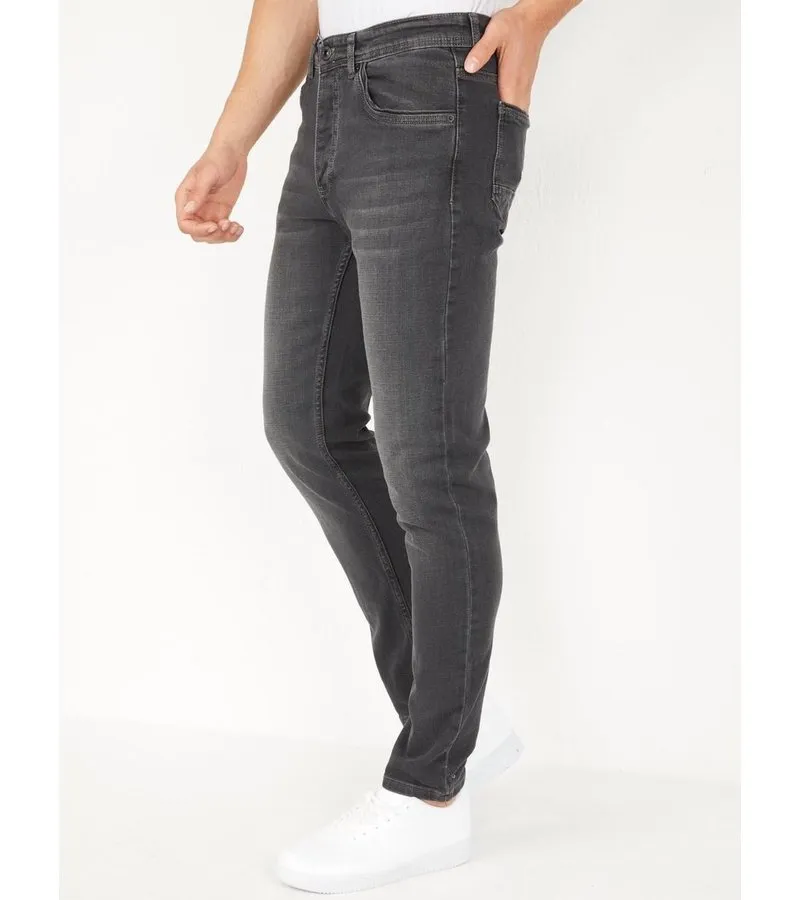 REGULAR FIT PANTALONES VAQUEROS HOMBRE  DP16  GRIS