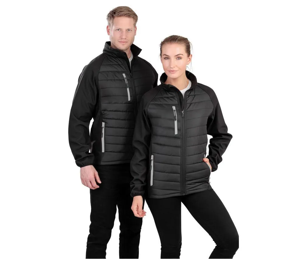 RESULT RS237  VESTE BIMATIèRE  BLACK / BLACK