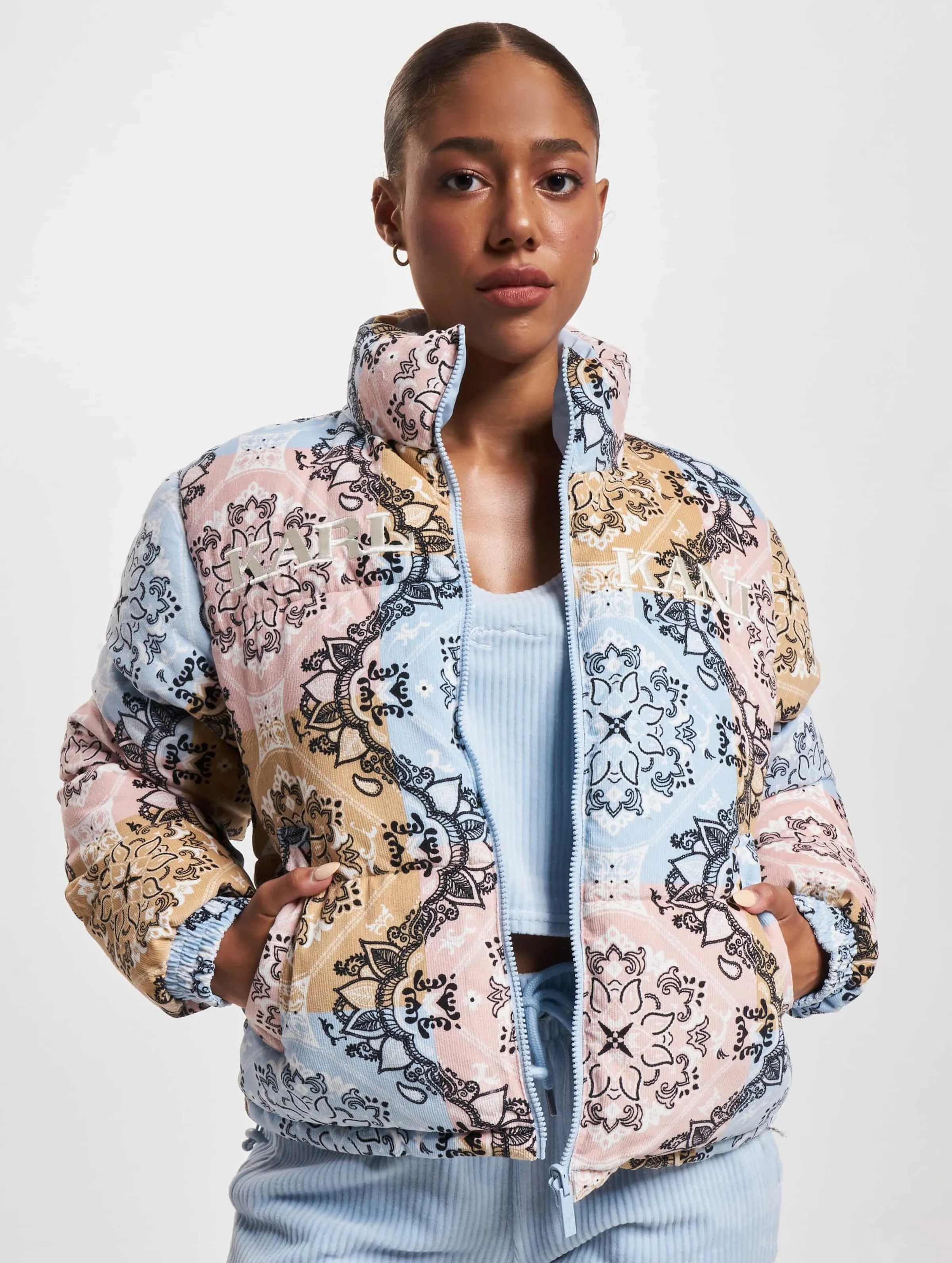 Retro Paisley Corduroy Reversible