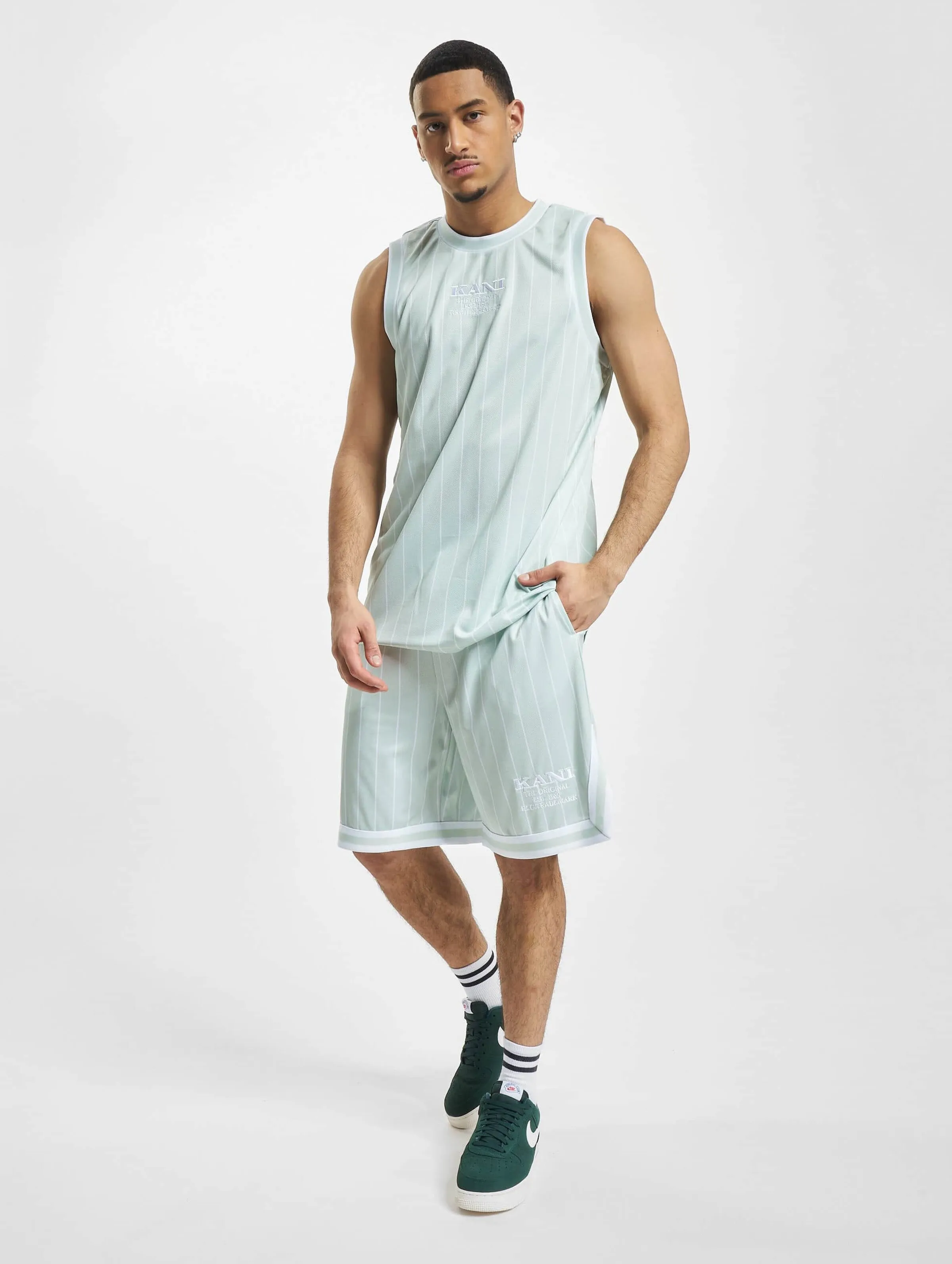 Retro Pinstripes Mesh 