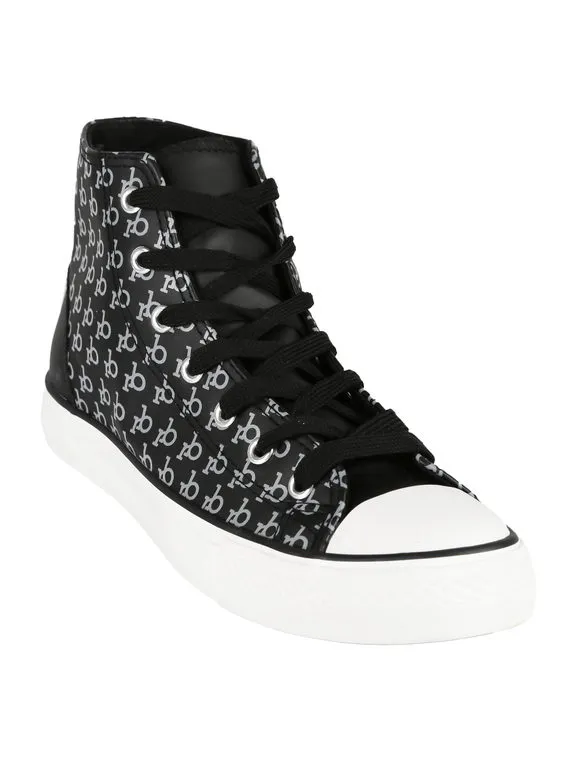 Roccobarocco Zapatillas altas de mujer con estampado