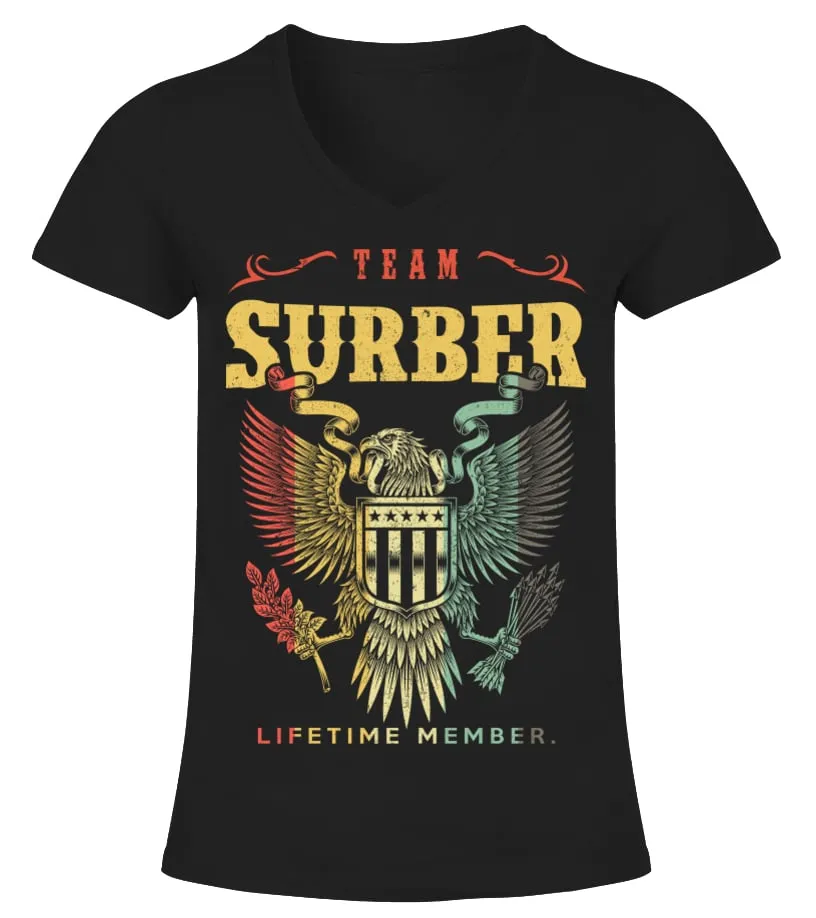 SURBER VINTAGE CAMISETA CUELLO PICO MUJER