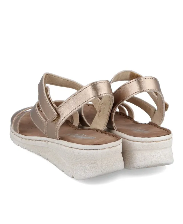 Sandalia cuña baja Walk & Fly Lugano 3066 48310 A3