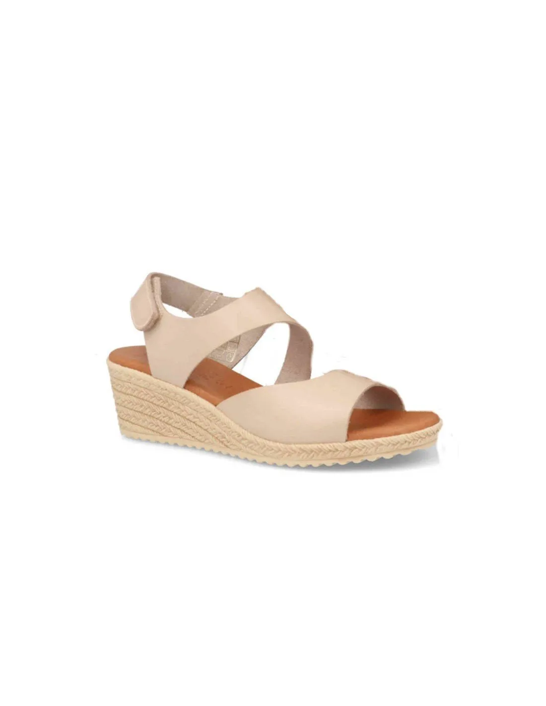 Sandalias Cuñas Piel Cómodas