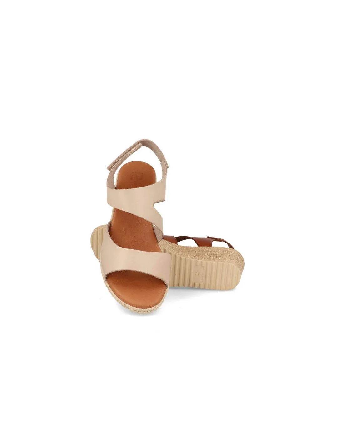 Sandalias Cuñas Piel Cómodas