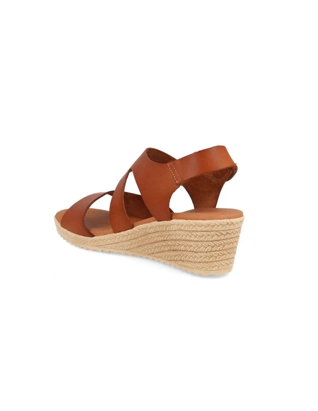 Sandalias Cuñas Piel Cómodas