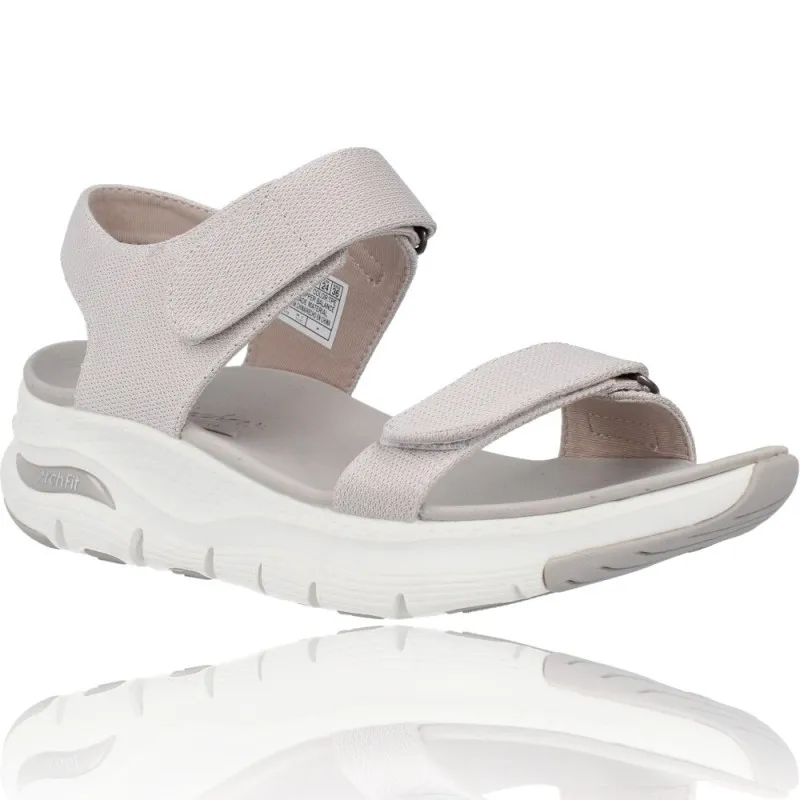 SANDALIAS DEPORTIVAS MUJER DE SKECHERS 119247 ARCH FIT  TOURISTY