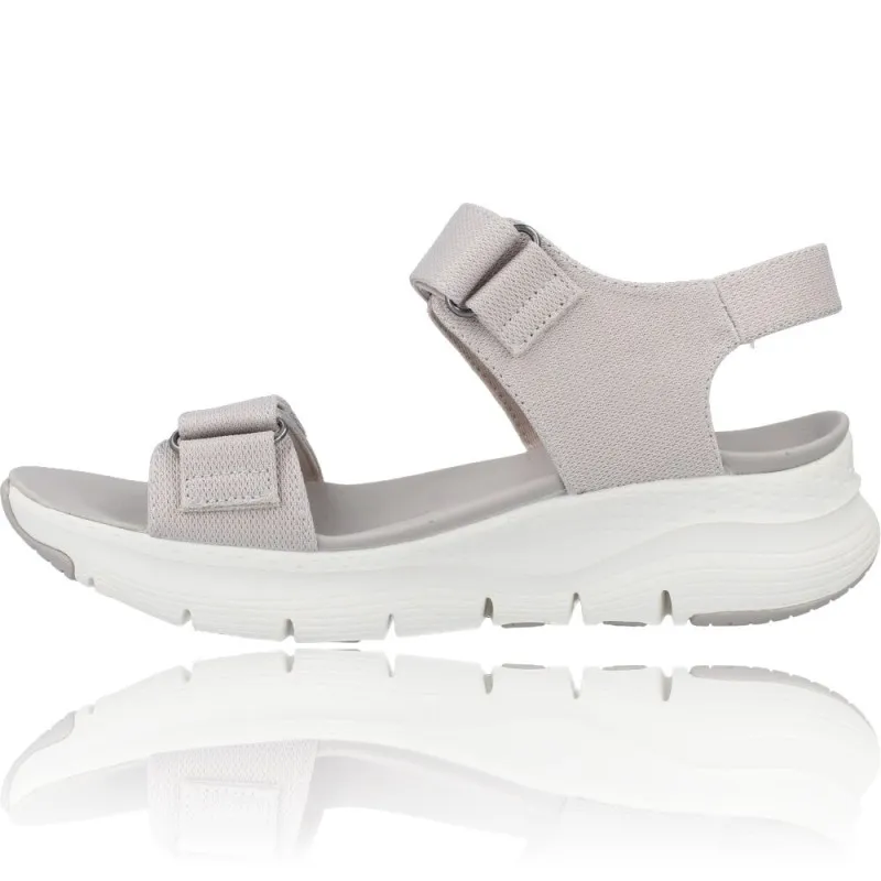 SANDALIAS DEPORTIVAS MUJER DE SKECHERS 119247 ARCH FIT  TOURISTY