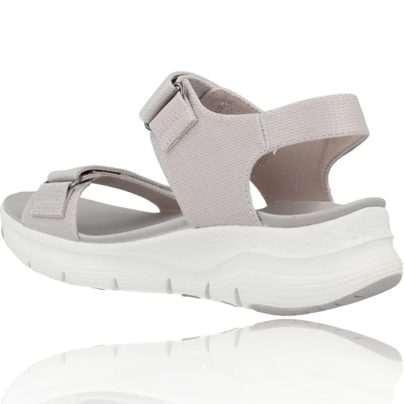 SANDALIAS DEPORTIVAS MUJER DE SKECHERS 119247 ARCH FIT  TOURISTY