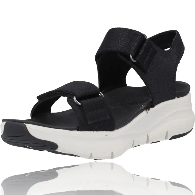 SANDALIAS DEPORTIVAS MUJER DE SKECHERS 119247 ARCH FIT  TOURISTY