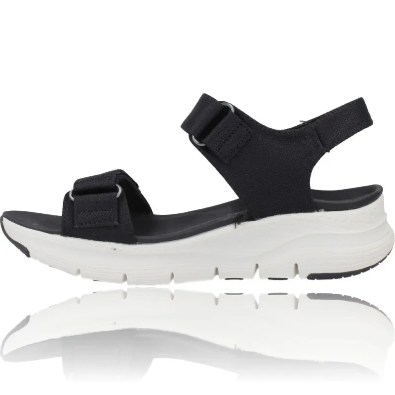 SANDALIAS DEPORTIVAS MUJER DE SKECHERS 119247 ARCH FIT  TOURISTY