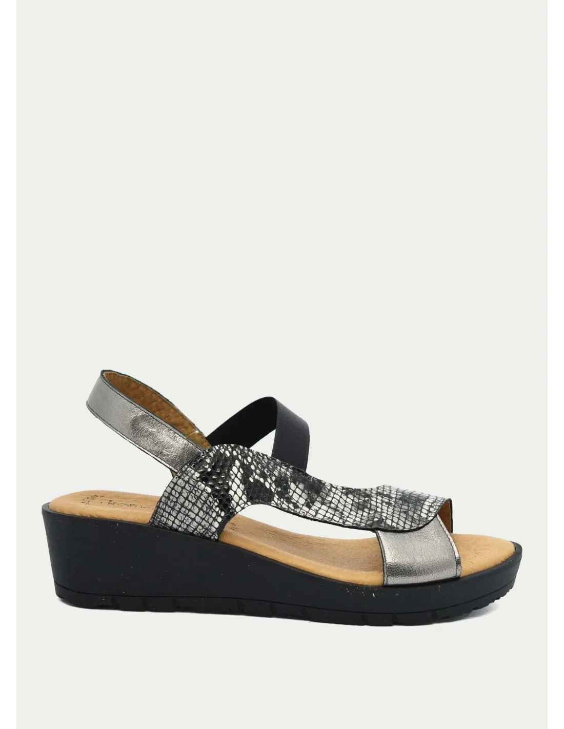 SANDALIAS +KOMODOS PANDORA PLOMO 