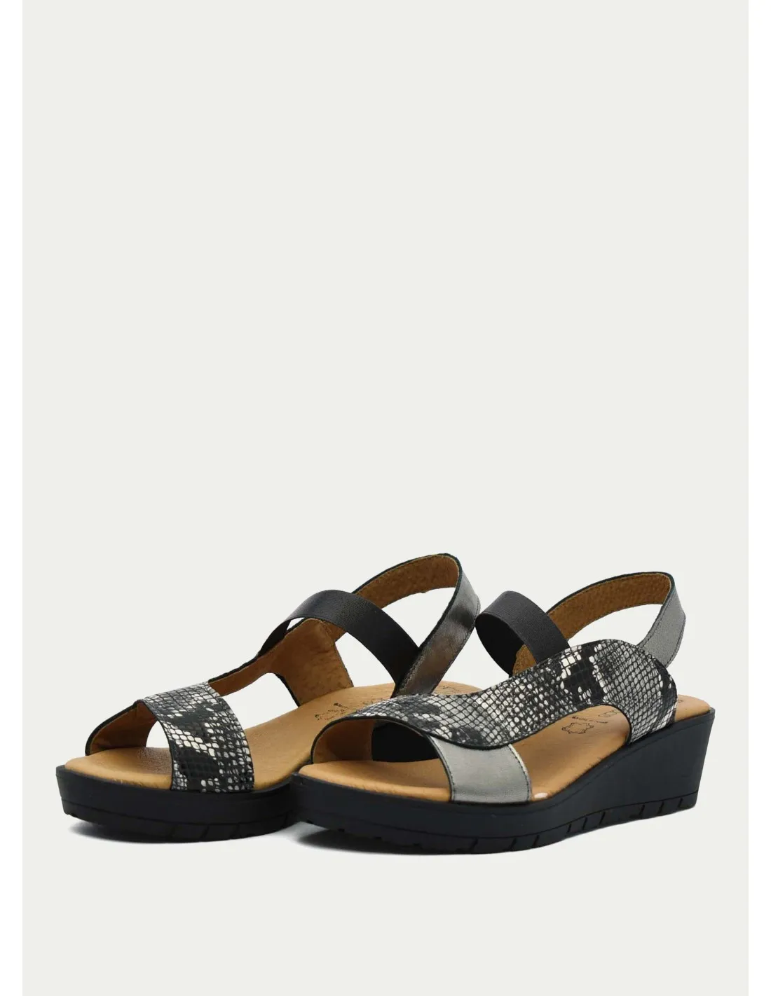 SANDALIAS +KOMODOS PANDORA PLOMO 