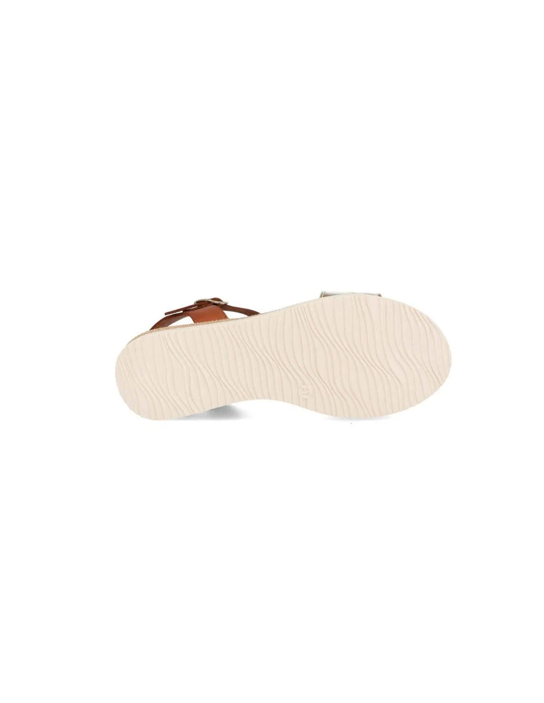 Sandalias mujer piel metalizadas