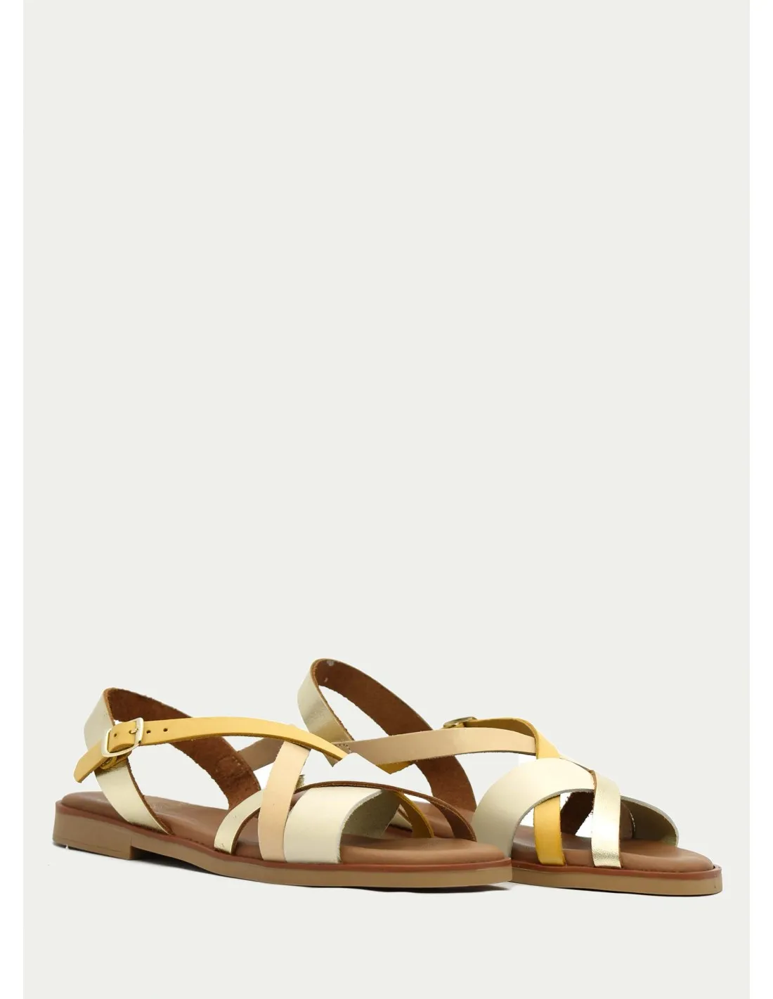 SANDALIAS STUDIO SCARPE 34639 PLATINO 