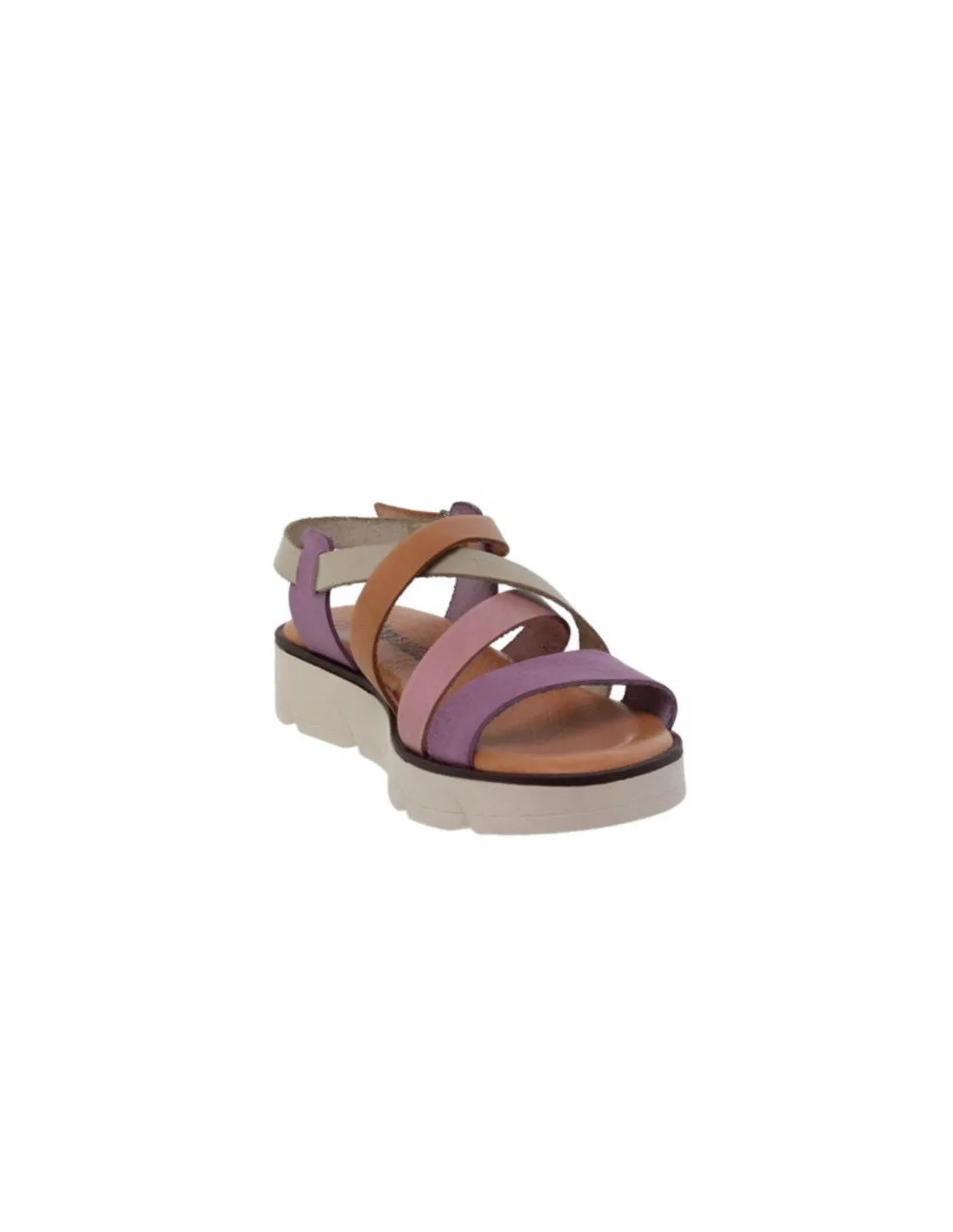 Sandalias Tiras Cruzadas Piel