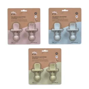 Set de cubiertos antiahogo para bebé