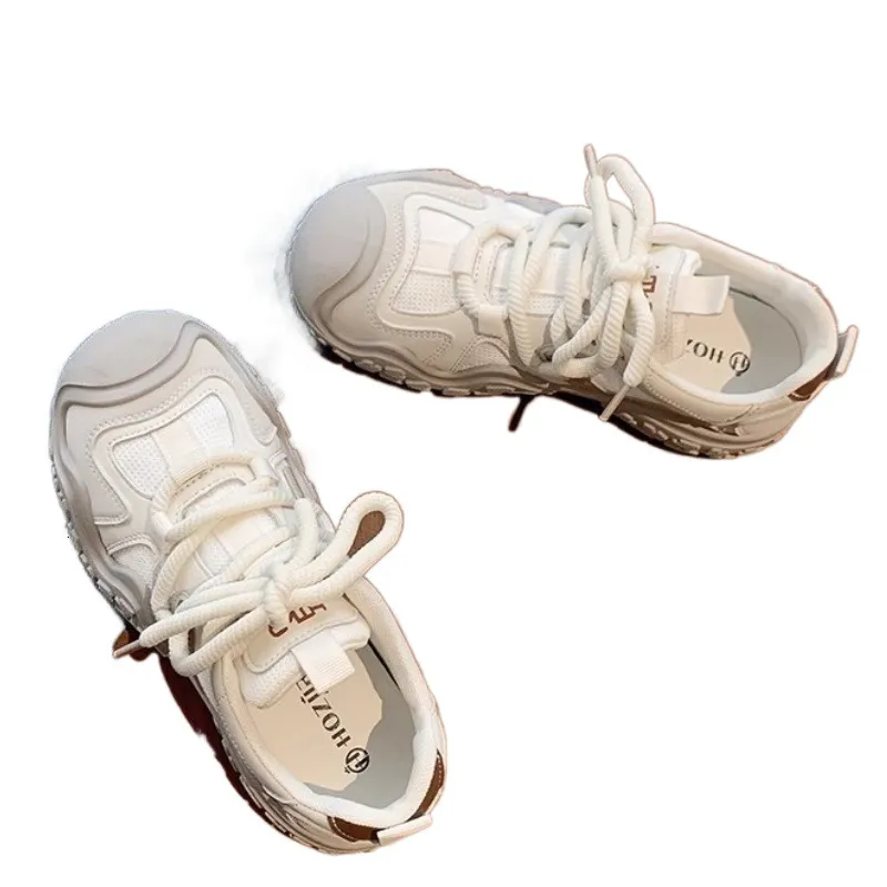 Simone Reiner Estudiante Sports Sports New Summer Breatable Mesh Mesh espesor de fondo Ligero Running White White zapatos