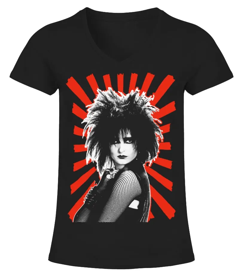 Siouxsie And the Banshees BK (1) Camiseta cuello pico Mujer