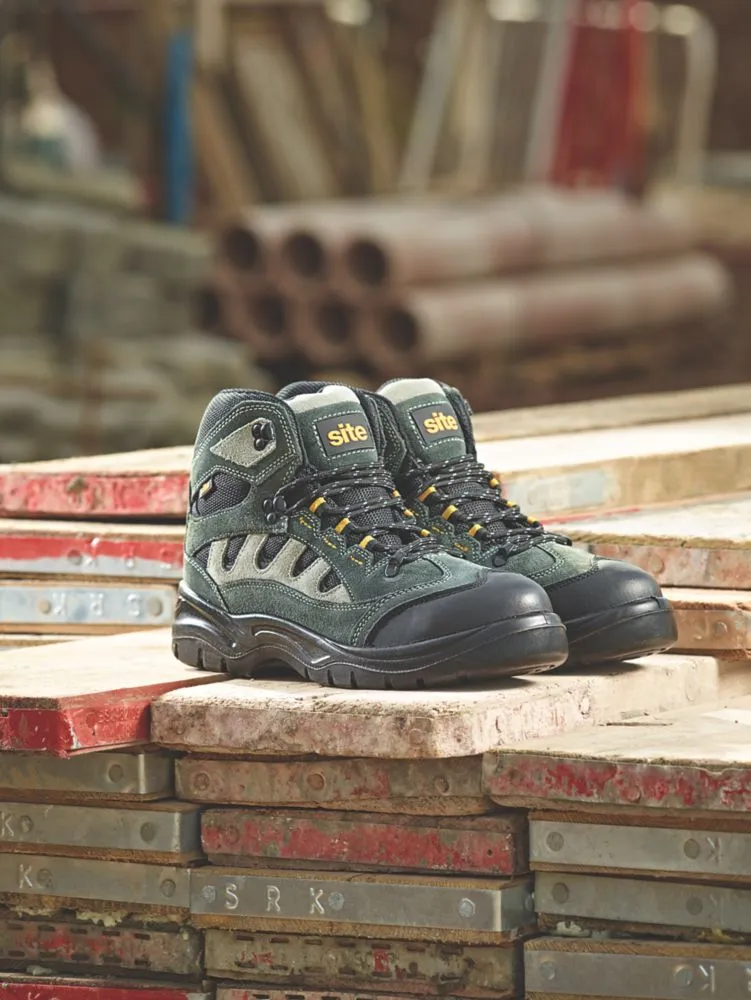 Site Granite, zapatillas de seguridad, gris oscuro, talla 42