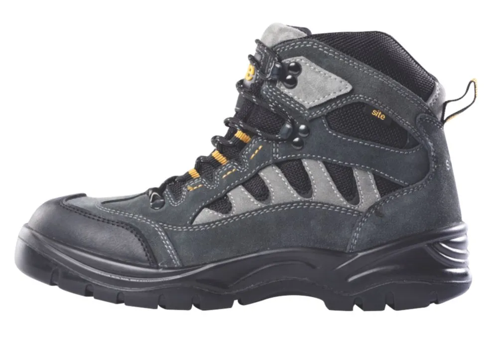 Site Granite, zapatillas de seguridad, gris oscuro, talla 42