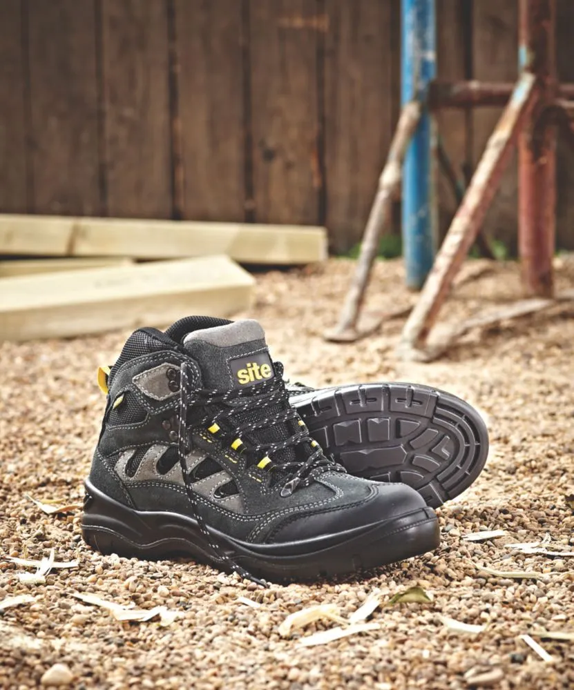 Site Granite, zapatillas de seguridad, gris oscuro, talla 42