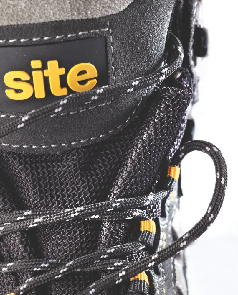 Site Granite, zapatillas de seguridad, gris oscuro, talla 42