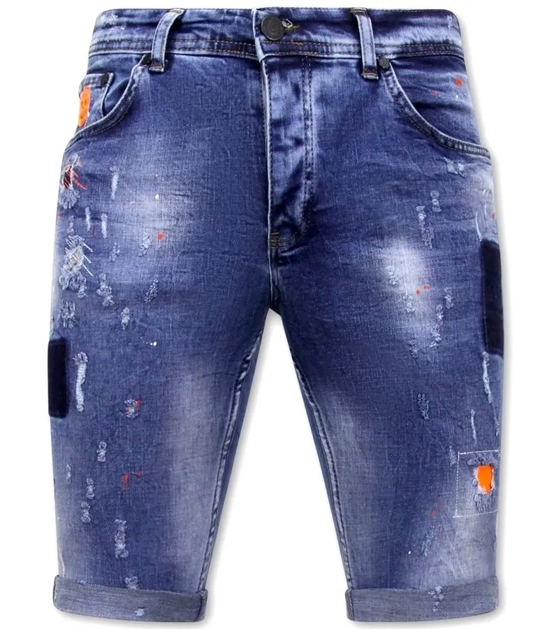 SKINNY VAQUEROS CORTOS HOMBRE  1008SH  AZUL