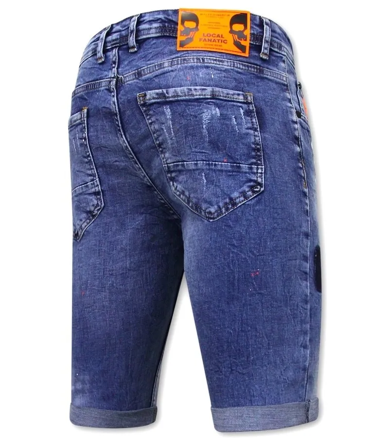 SKINNY VAQUEROS CORTOS HOMBRE  1008SH  AZUL