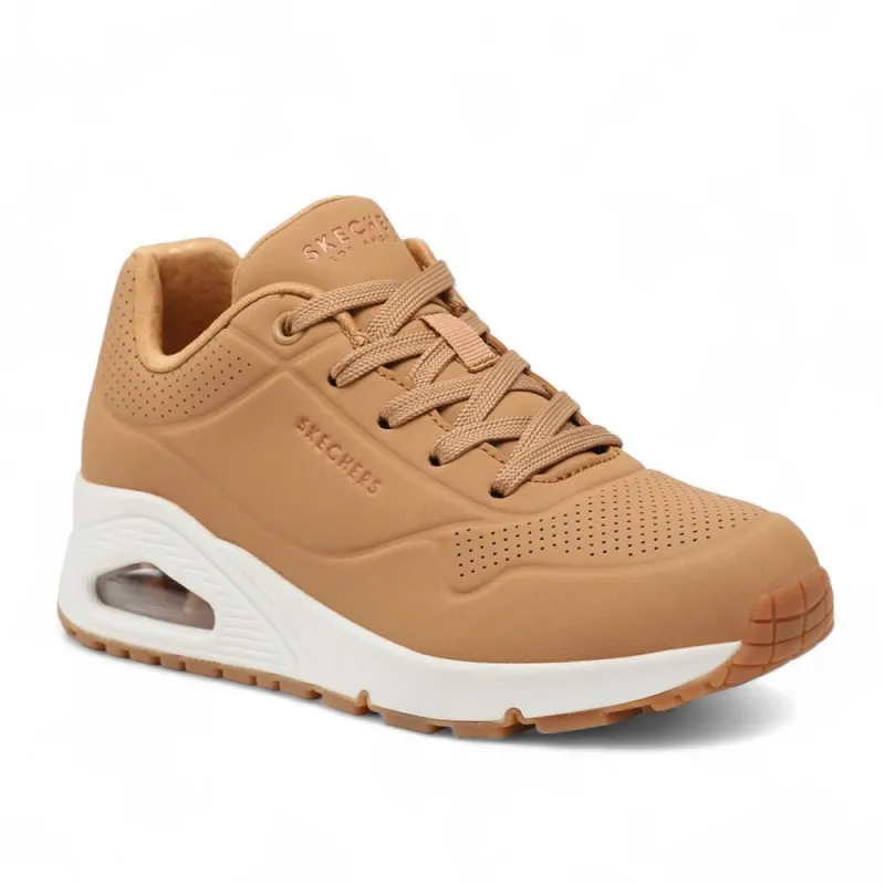 SNEAKERS SKECHERS UNOSTAND ON AIR MUJER CUERO
