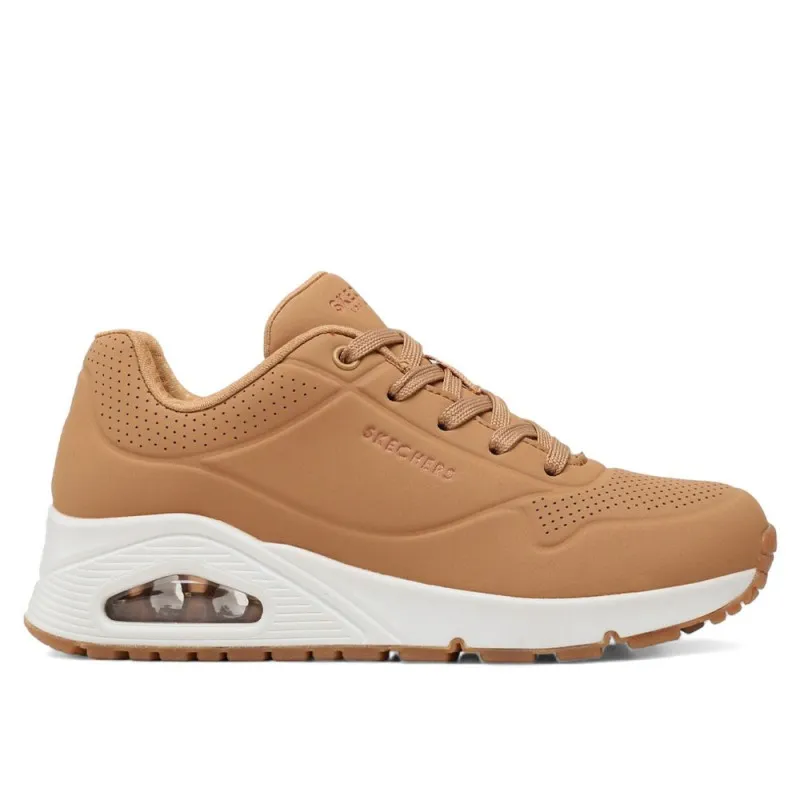 SNEAKERS SKECHERS UNOSTAND ON AIR MUJER CUERO